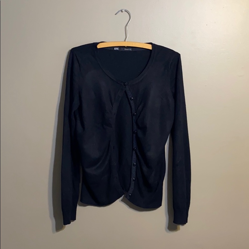 Maurices Black Cardigan Medium